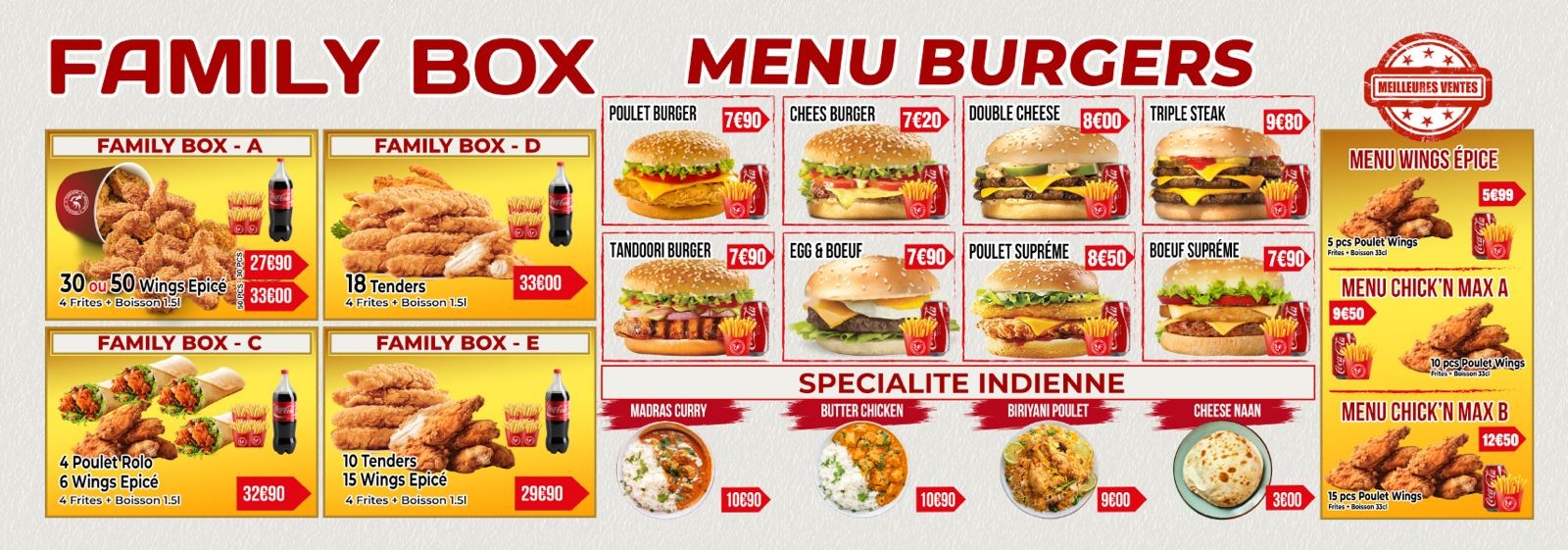 Chick'N Max 93 menu 3