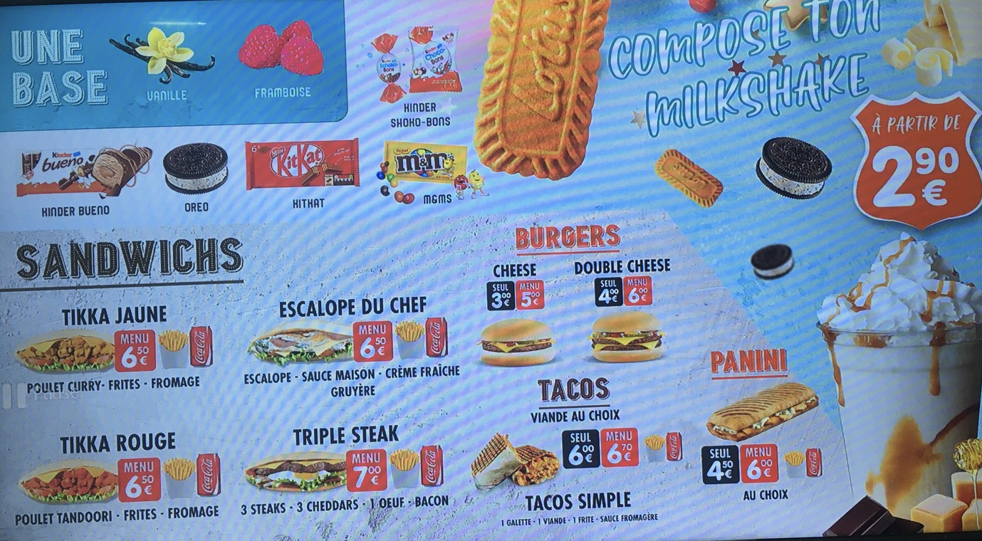 PIZZA DULCE Auténtica menu 2