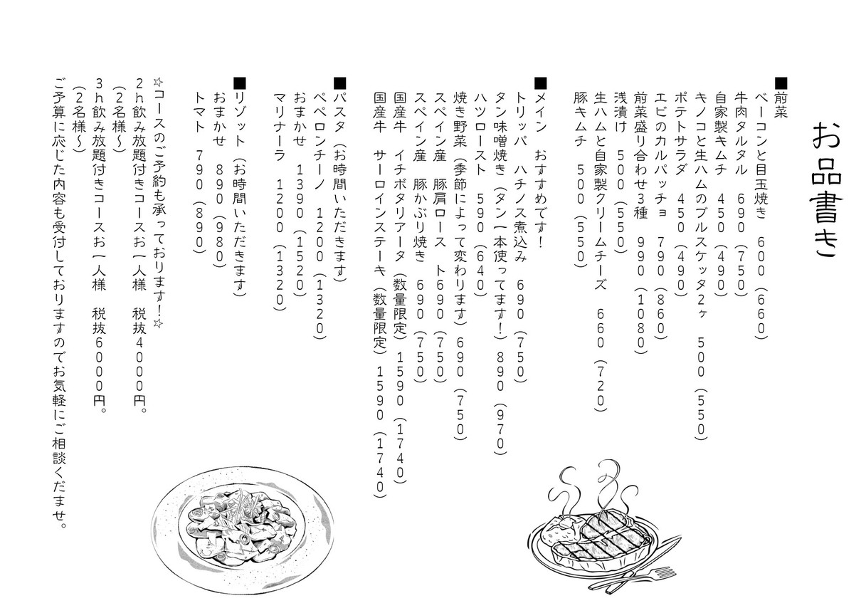 Haruhi menu 1
