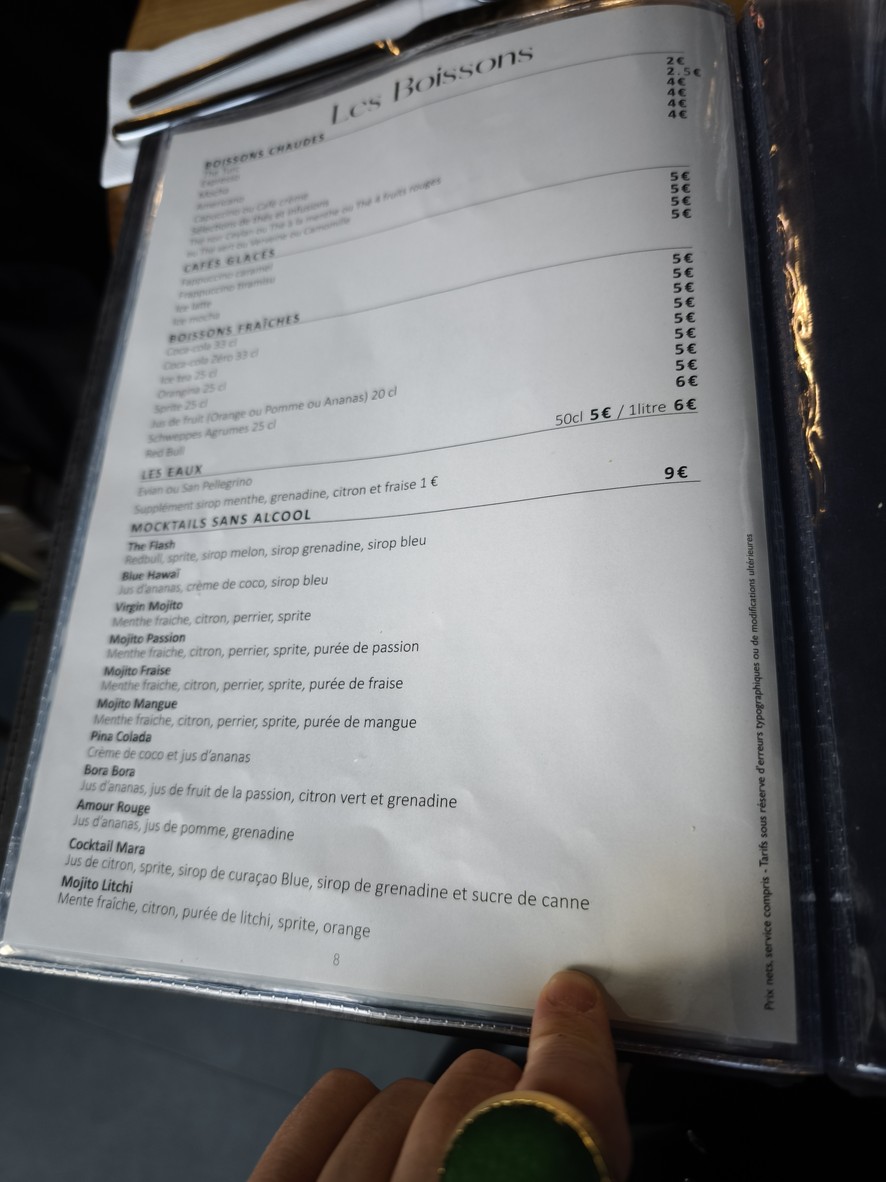Mara Steakhouse menu 7
