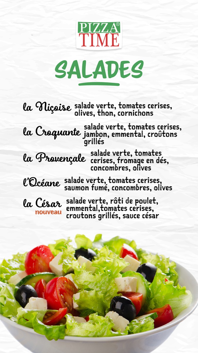 Pizza Time® Franconville menu 4