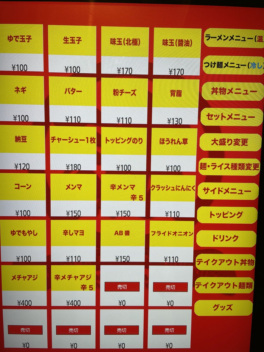 Mouko Tanmen Nakamoto Shinjuku menu 5