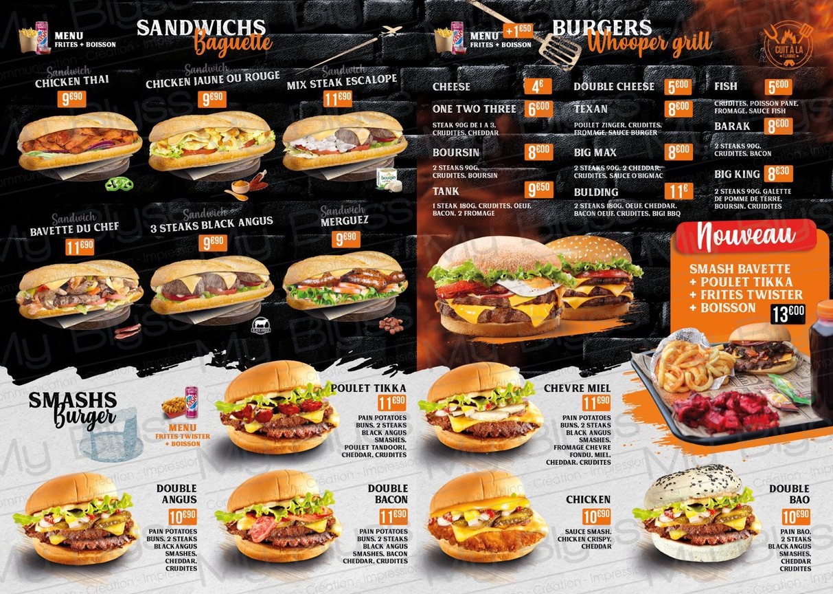 BROTHERS FACTORY'S - STAINS menu 2