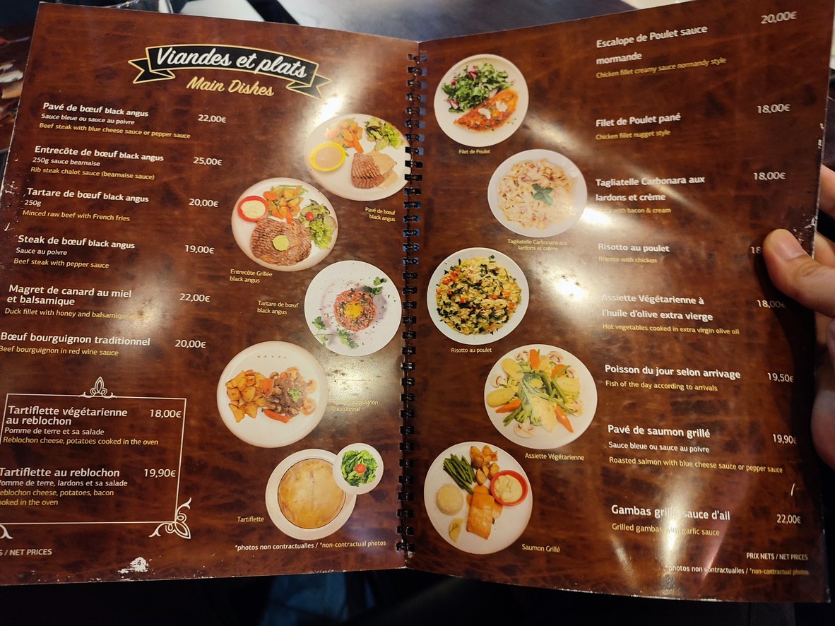 BISTROT 20 / LE VINGT menu 2