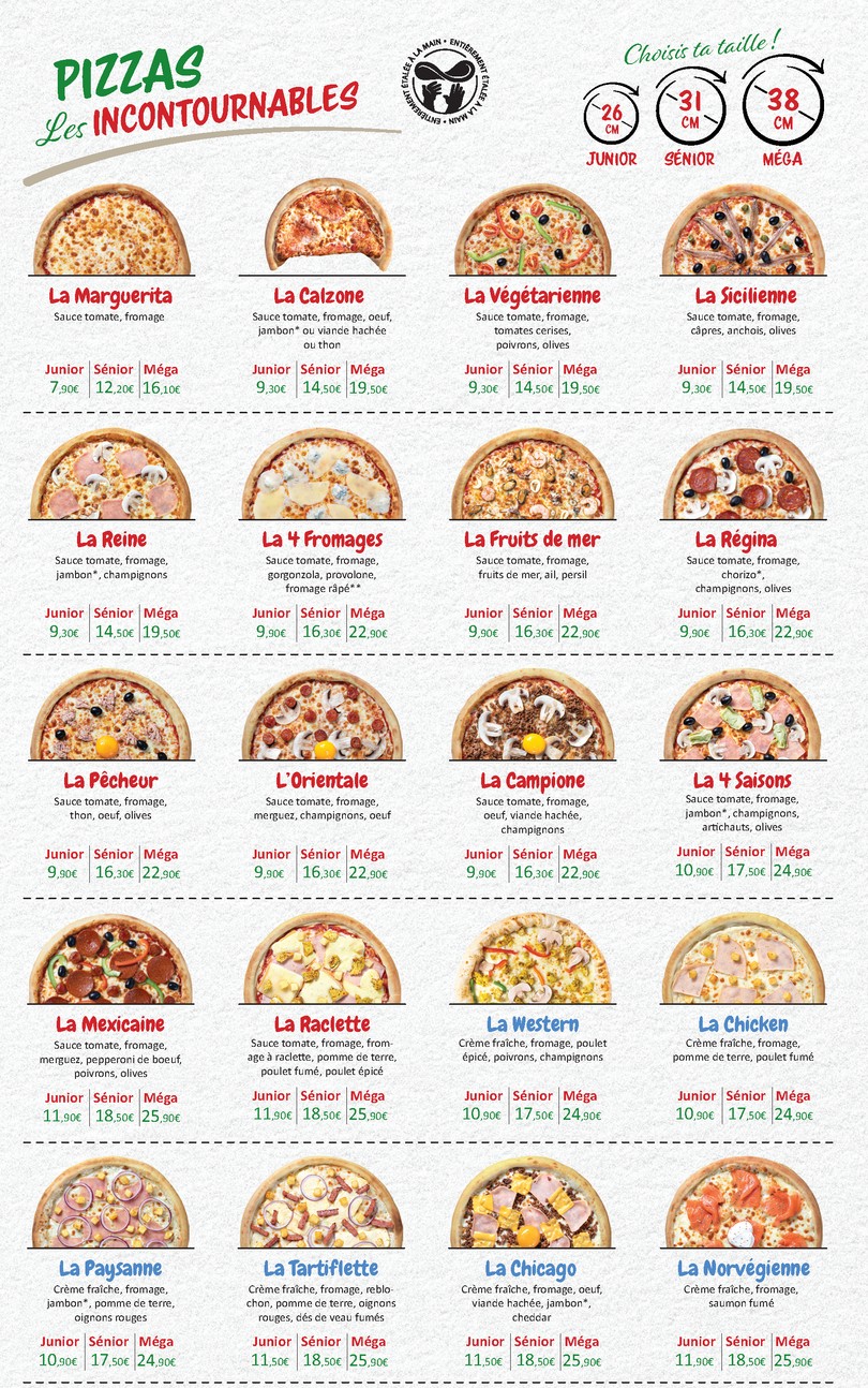 Pizza Time® Bezons menu 2