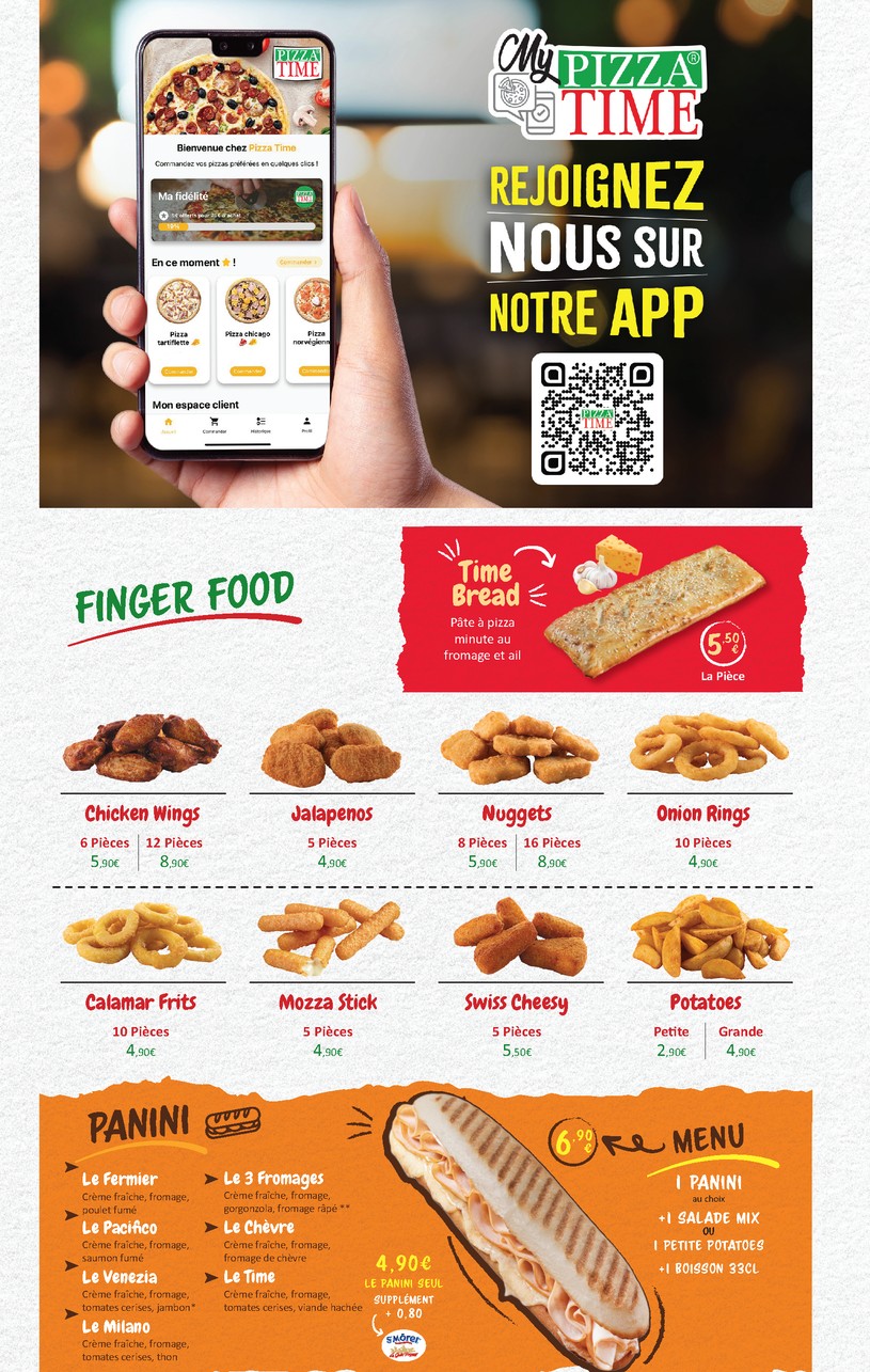 Pizza Time® Bezons menu 3