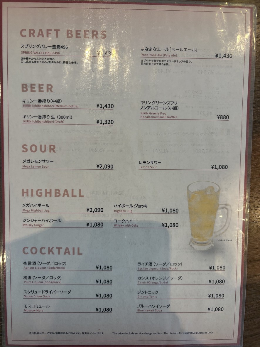 Super Dining Rilassa menu 4