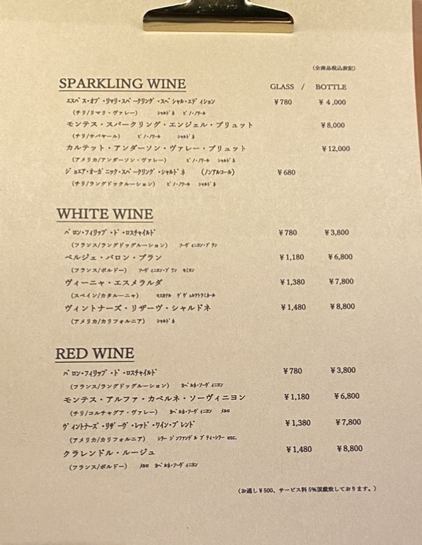 MEAT & GRILL MARCO AKASAKA menu 3