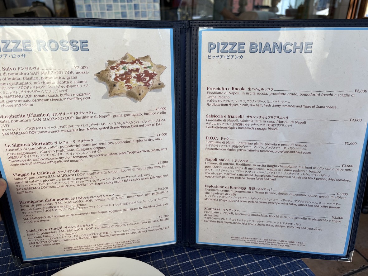 Capricciosa menu 2