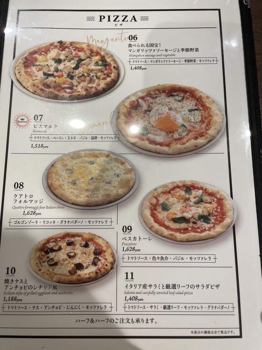 Buon Appetito Papa Nakano menu 4