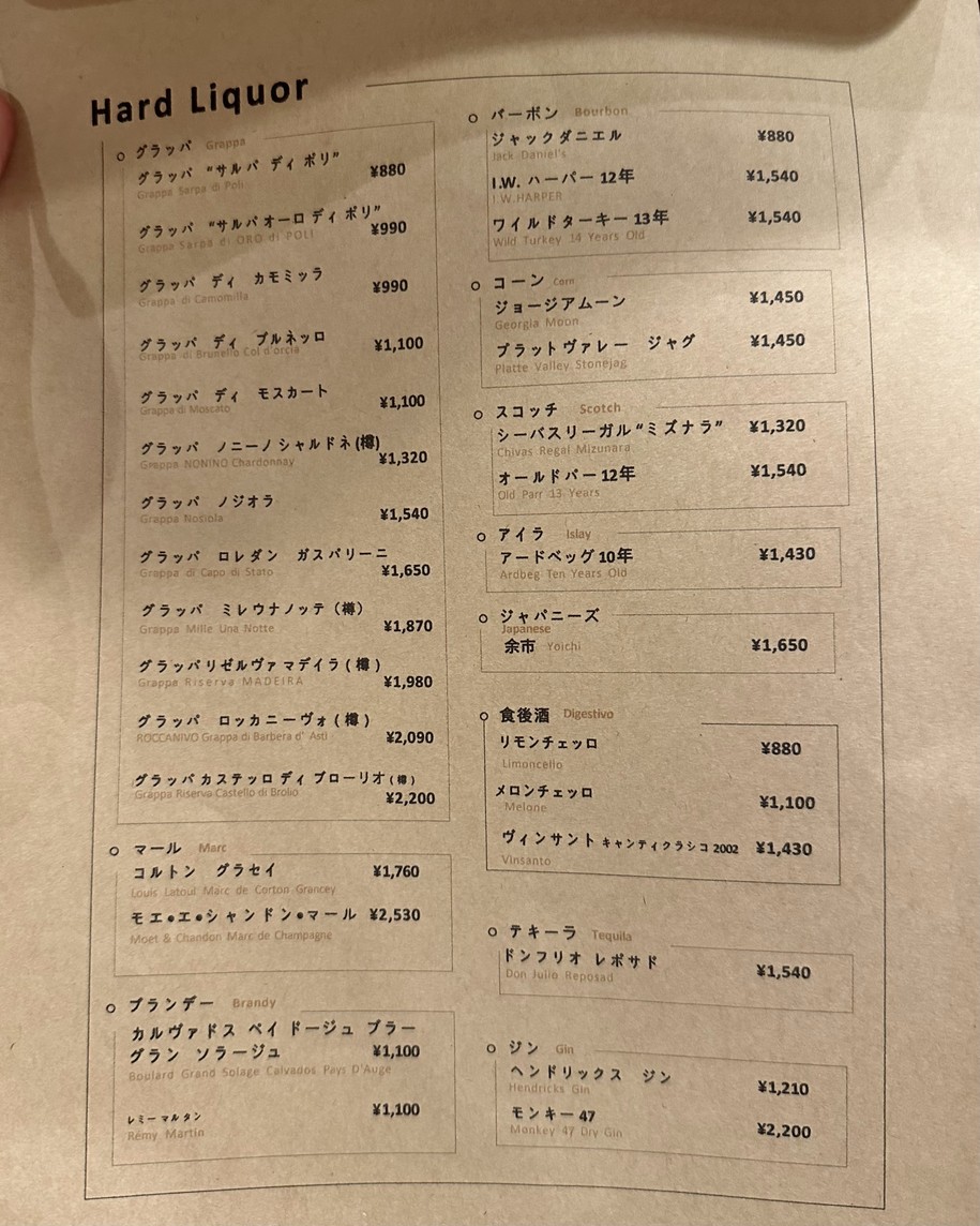 Isola menu 5