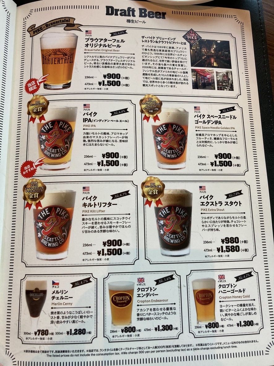 BRAUERTAFEL menu 4