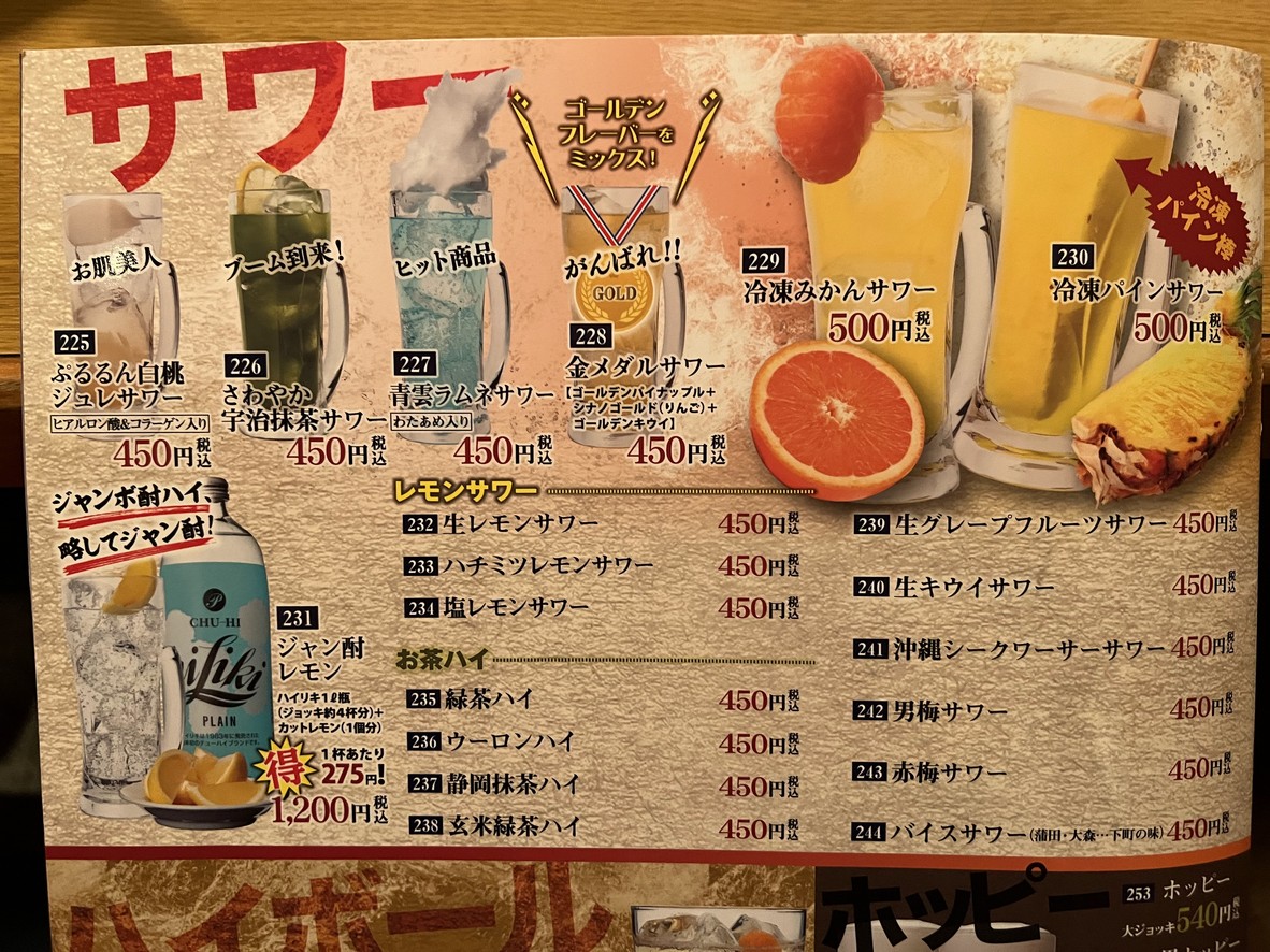 Showya menu 4