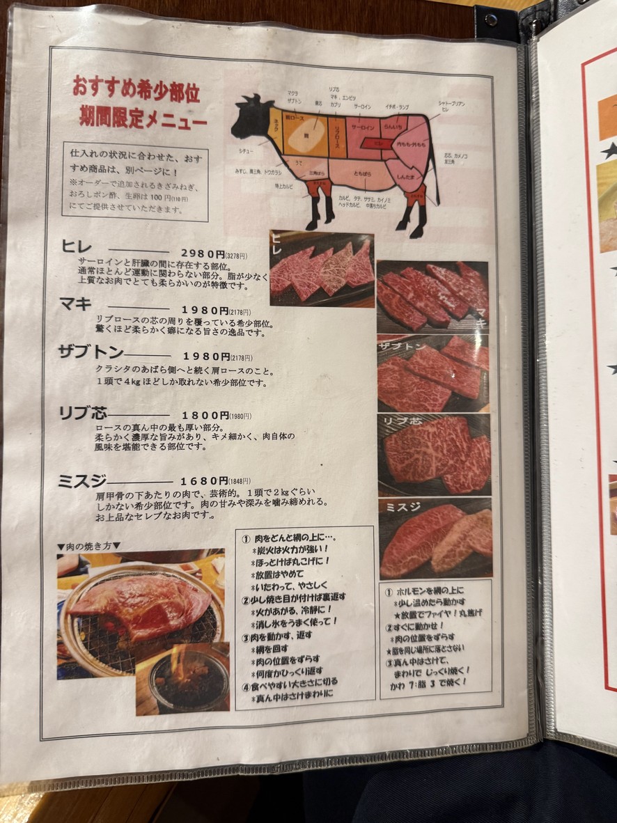 Sankyu menu 2