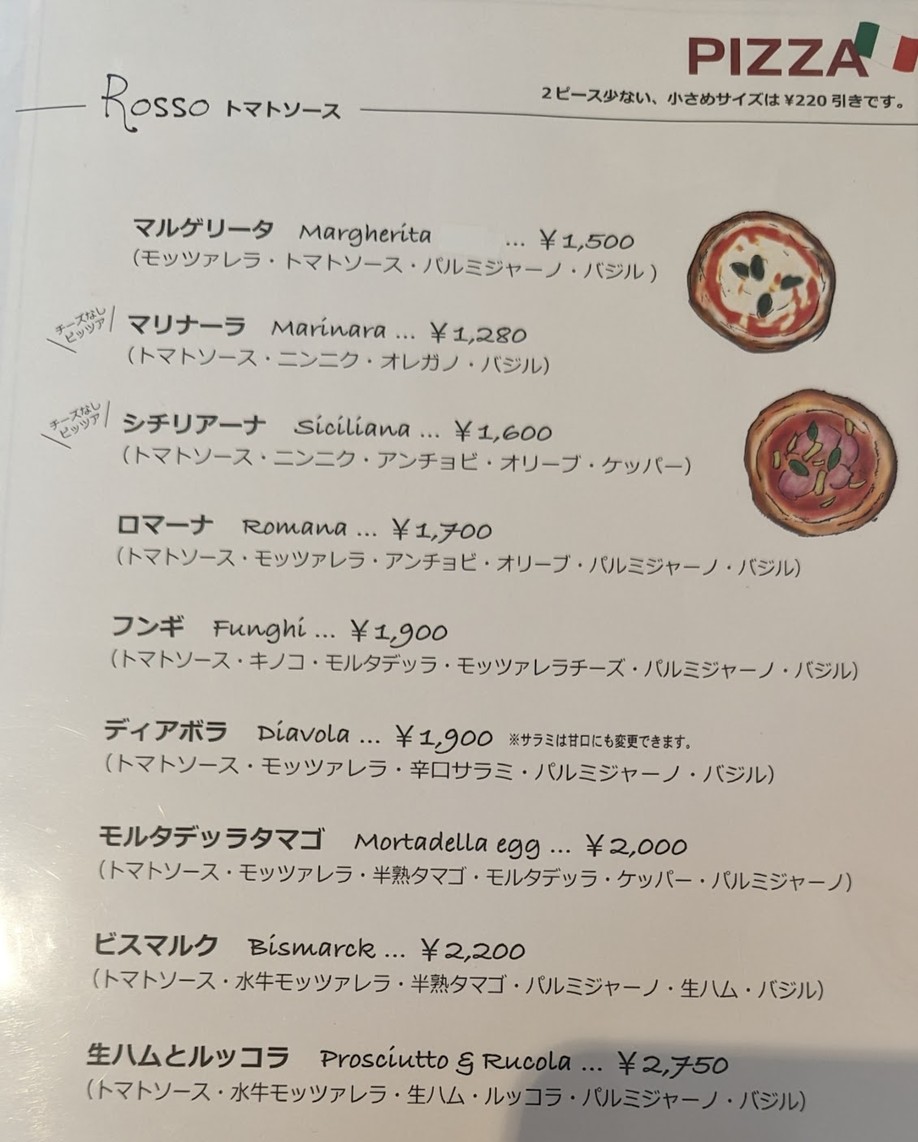 Pizzeria ALLORO menu 4