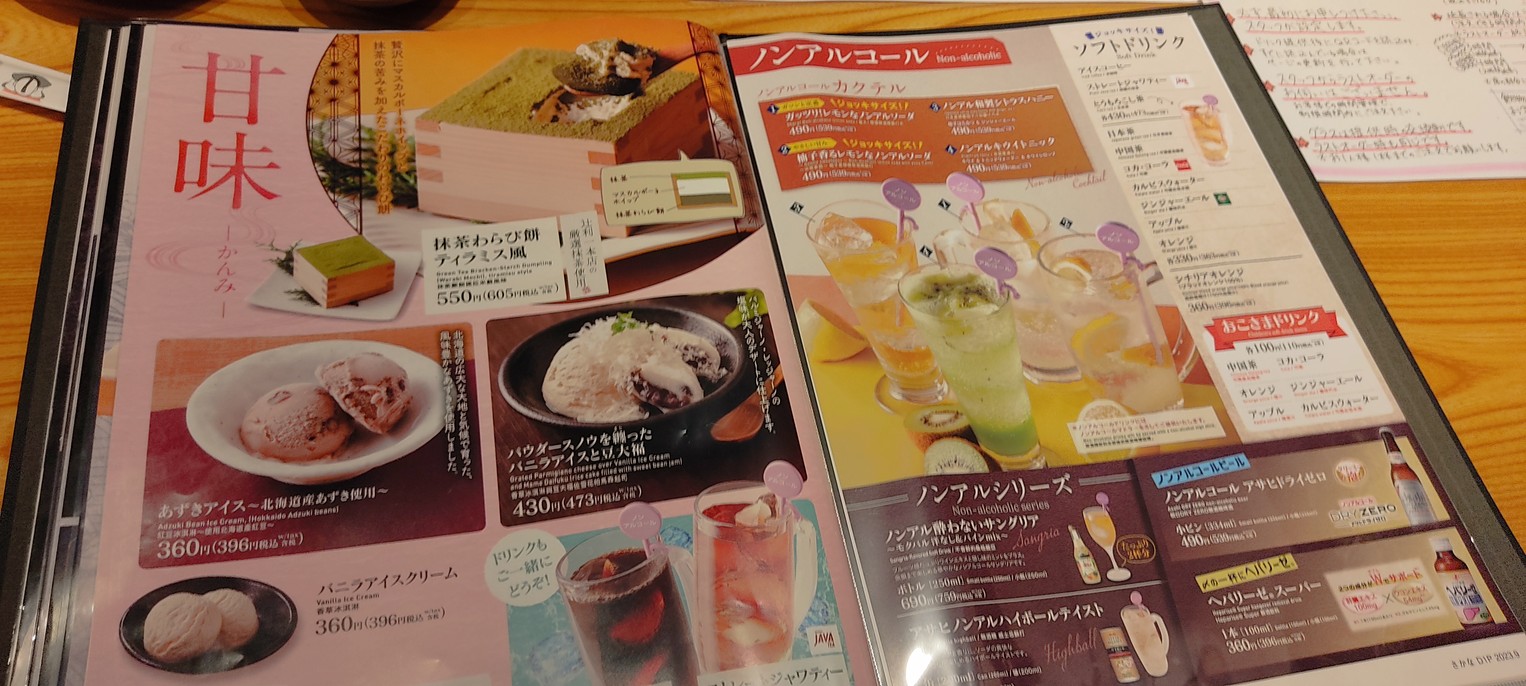 Sakanaya-Dōjō Nishi-Arai Shop menu 3