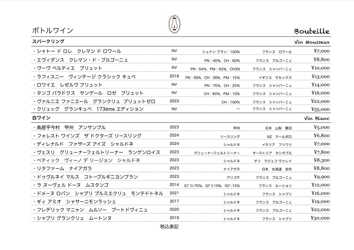 Lampe menu 4