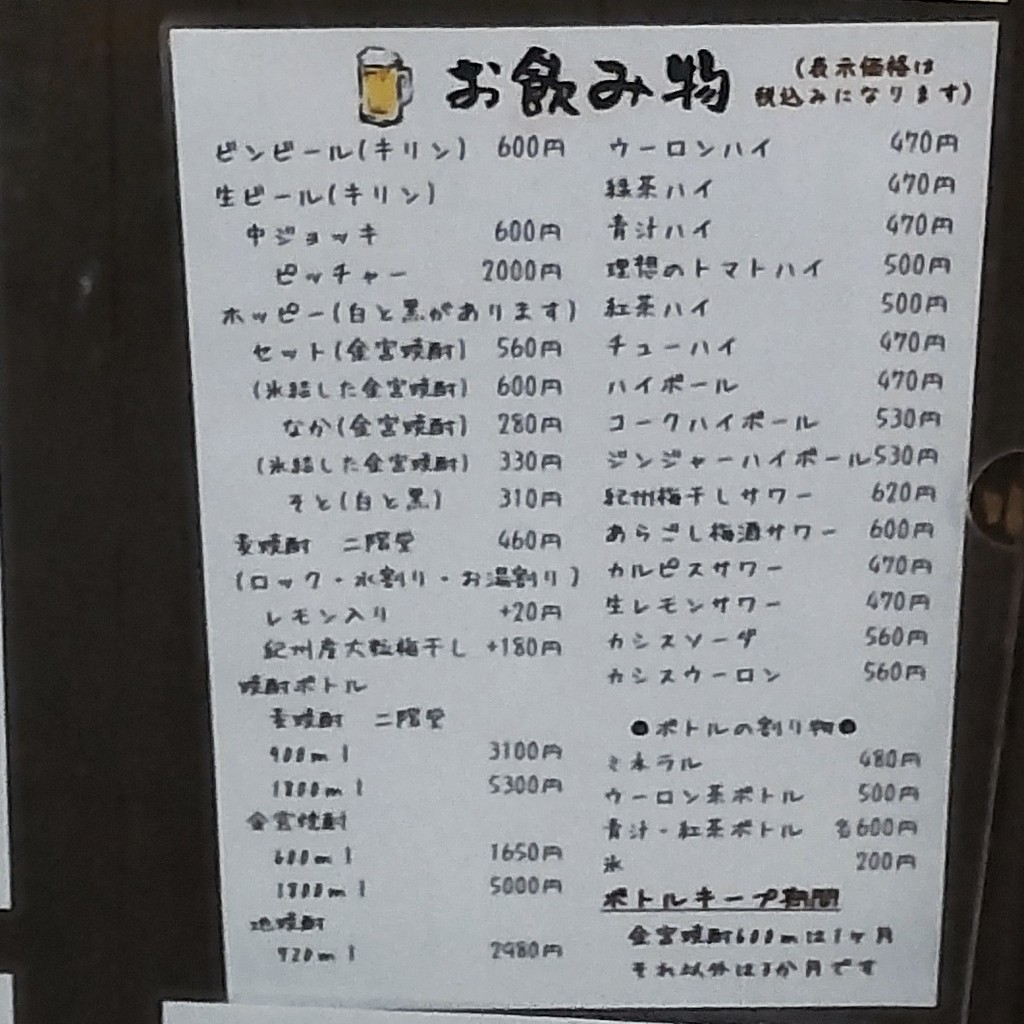 Tochigiya menu 4