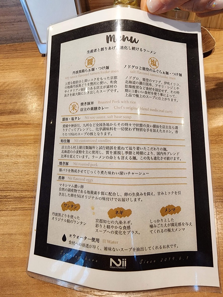 Nii menu 1