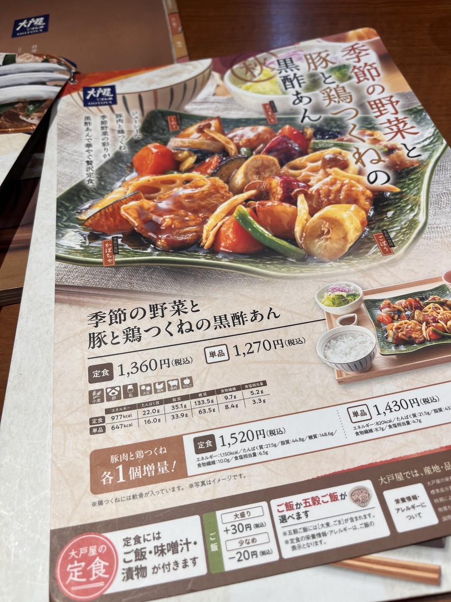Ootoya menu 2