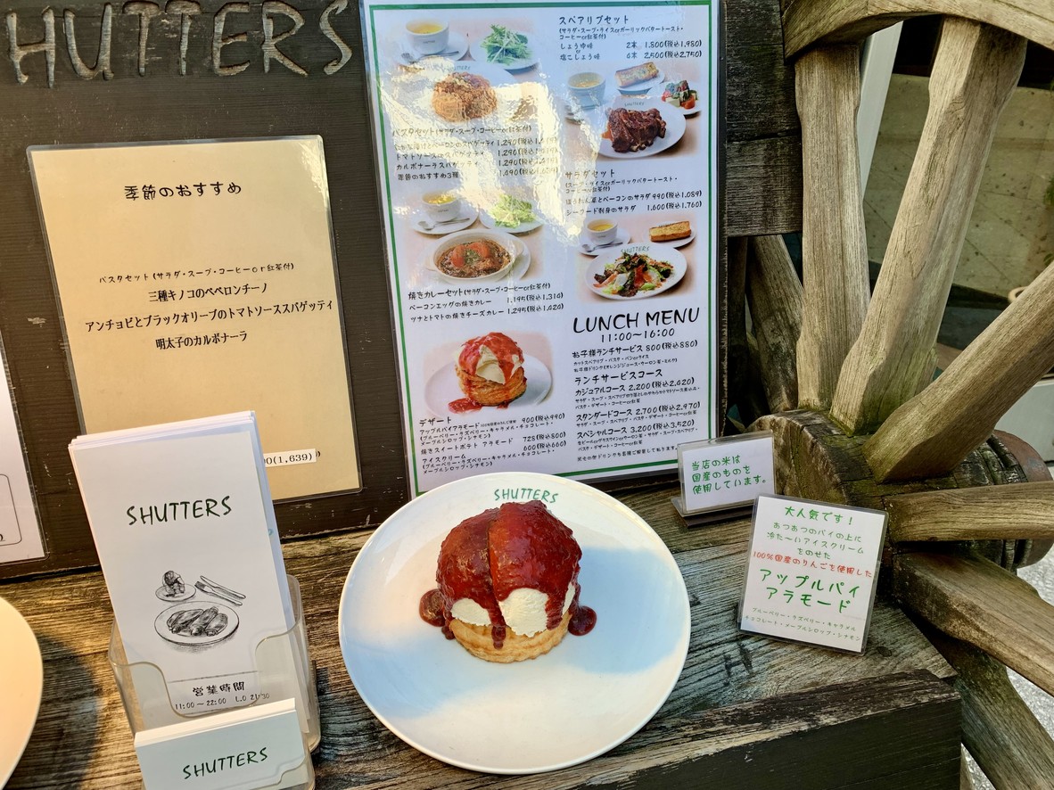 SHUTTERS menu 4