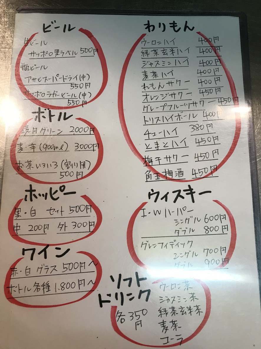 Pyonkichi menu 4