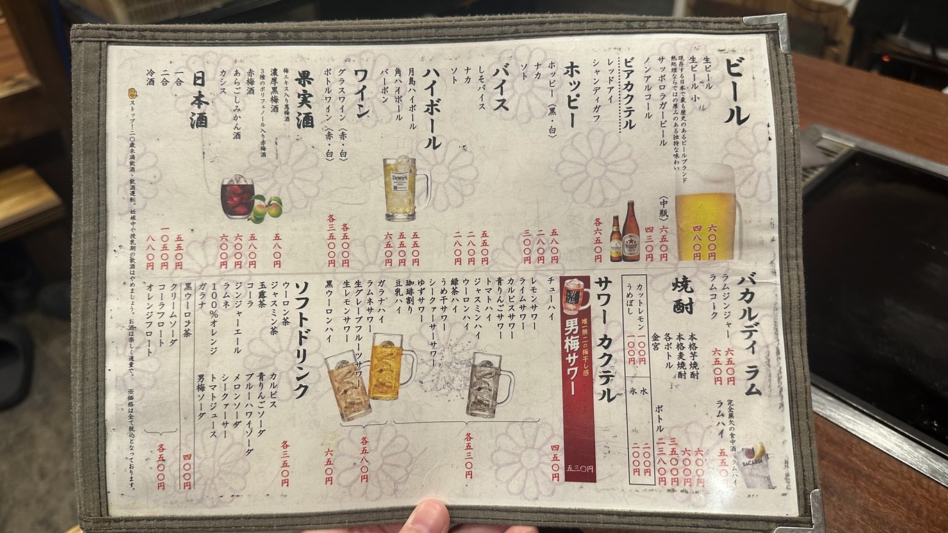 Togashi menu 4