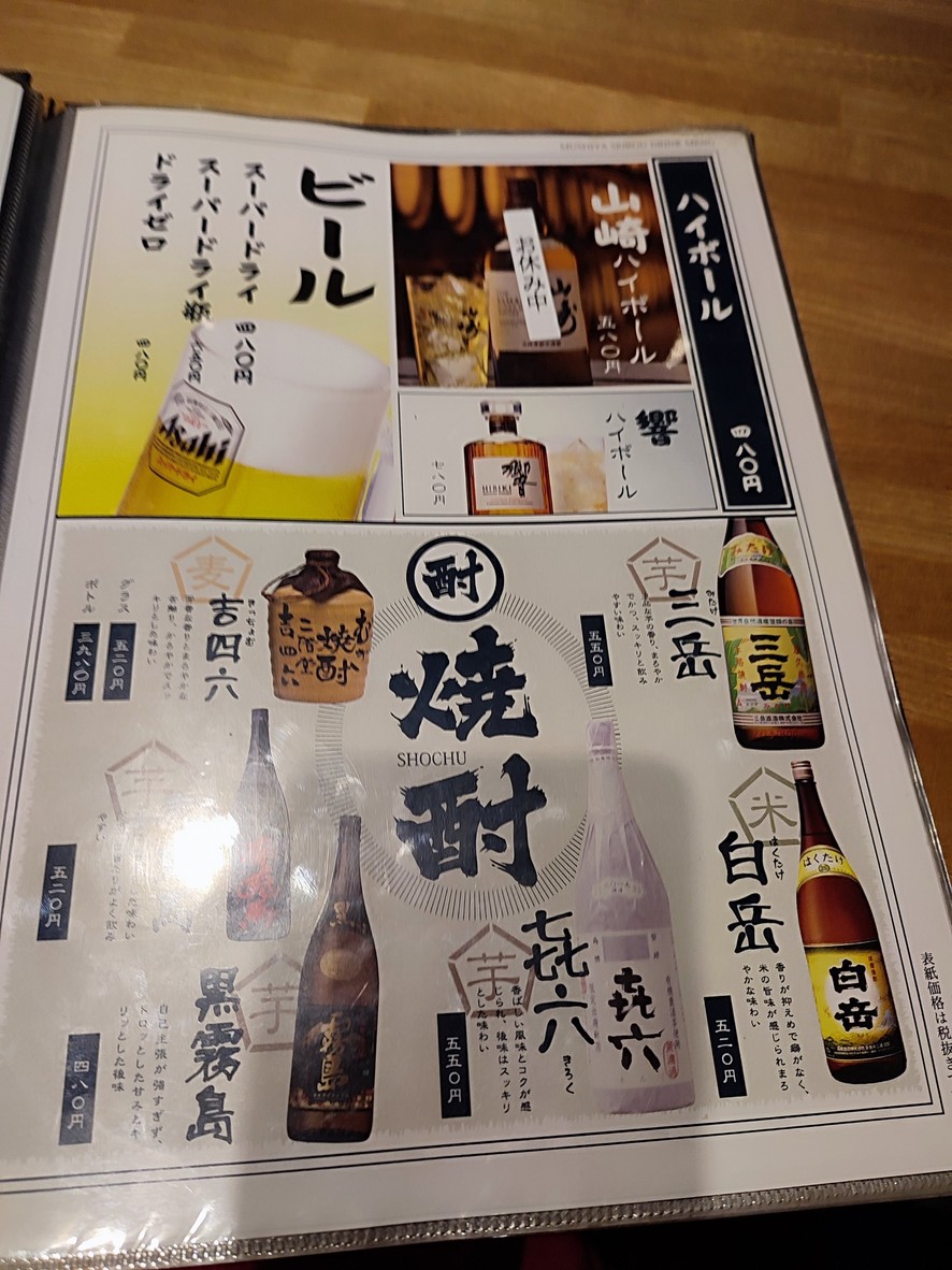 Mushiya Seiro Shibuya menu 4