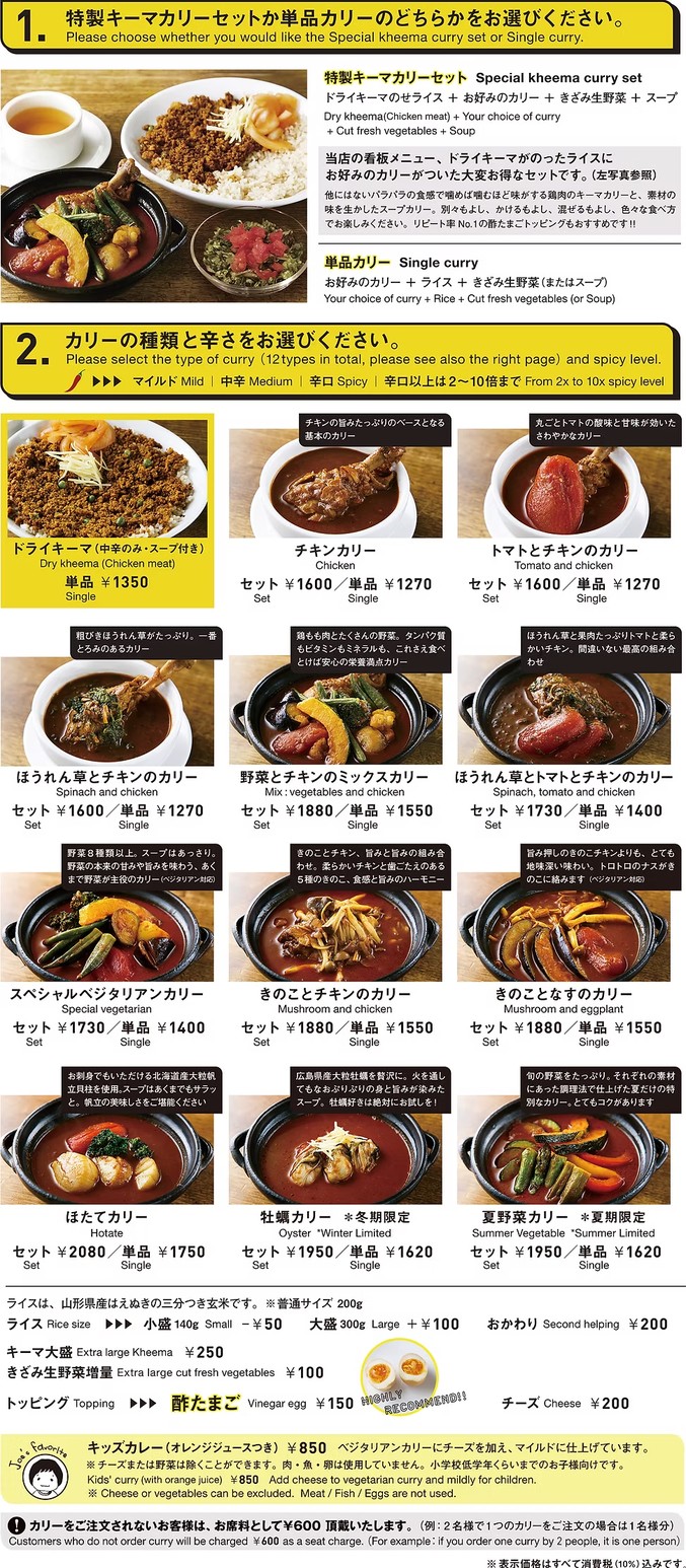 Lion Share menu 1