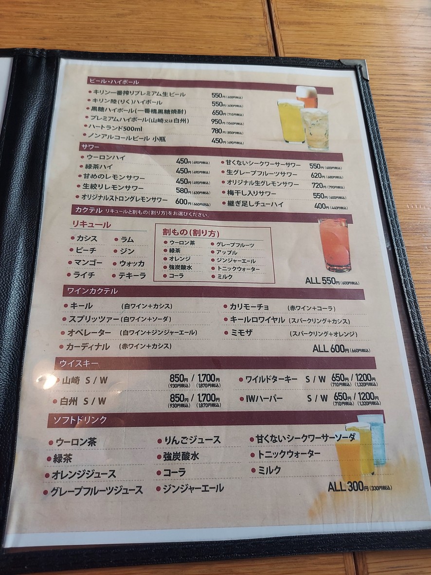 Tienda Kin-kura Ōyama menu 6