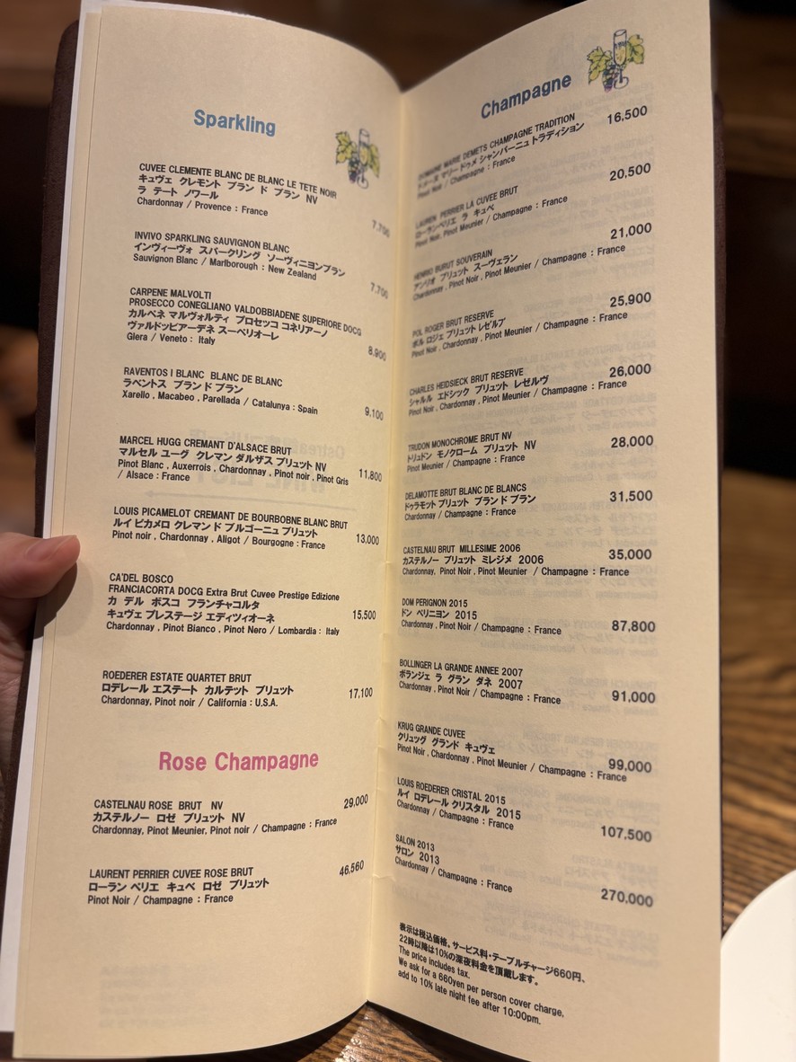 Ostrea Ginza Corridor menu 6