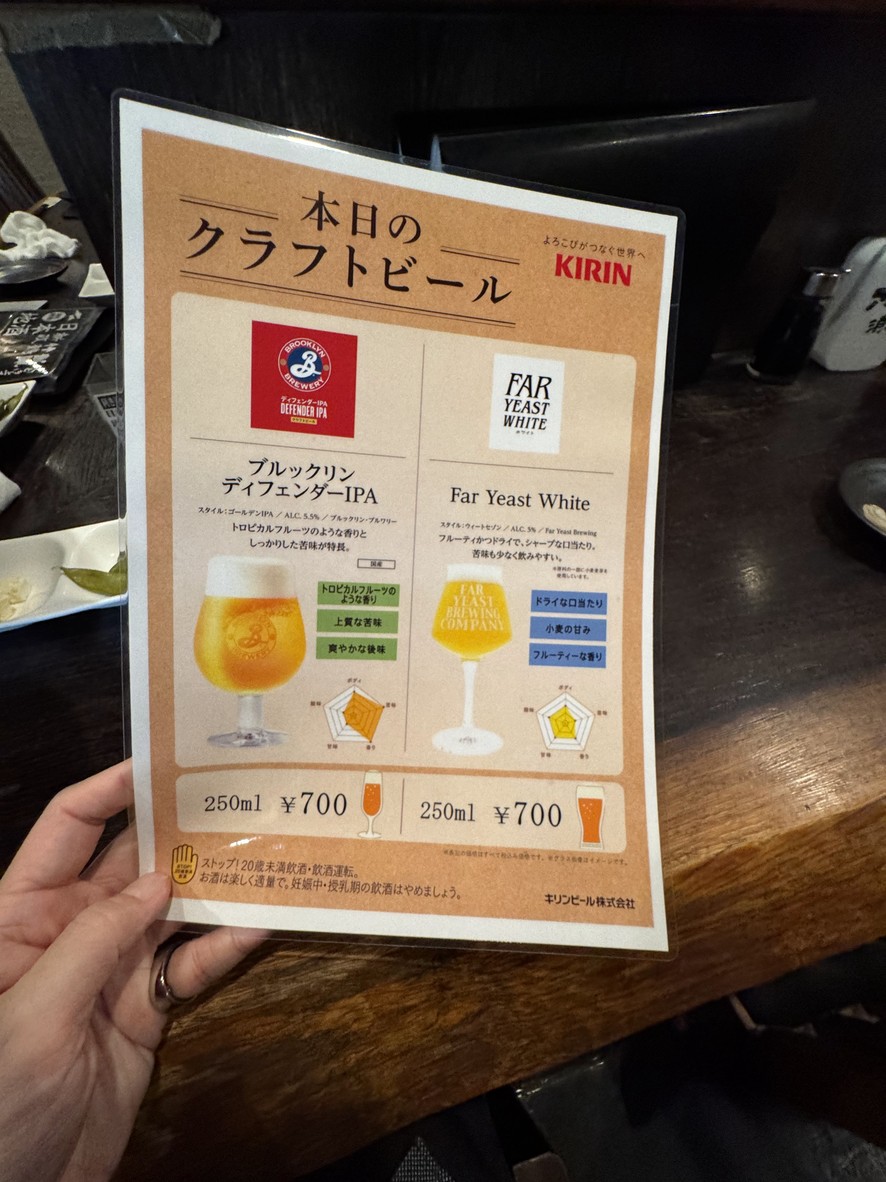 Sakurashinmachi Gankai menu 6