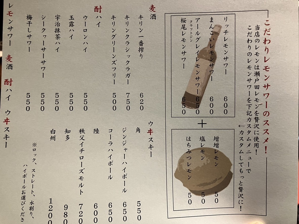 Nagomiya Ikebukuro menu 7
