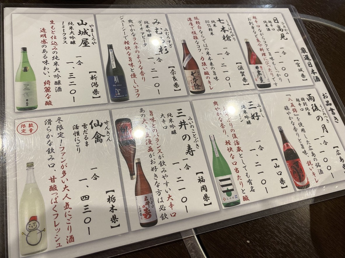 Azabu Shiki Sucursal Principal menu 5