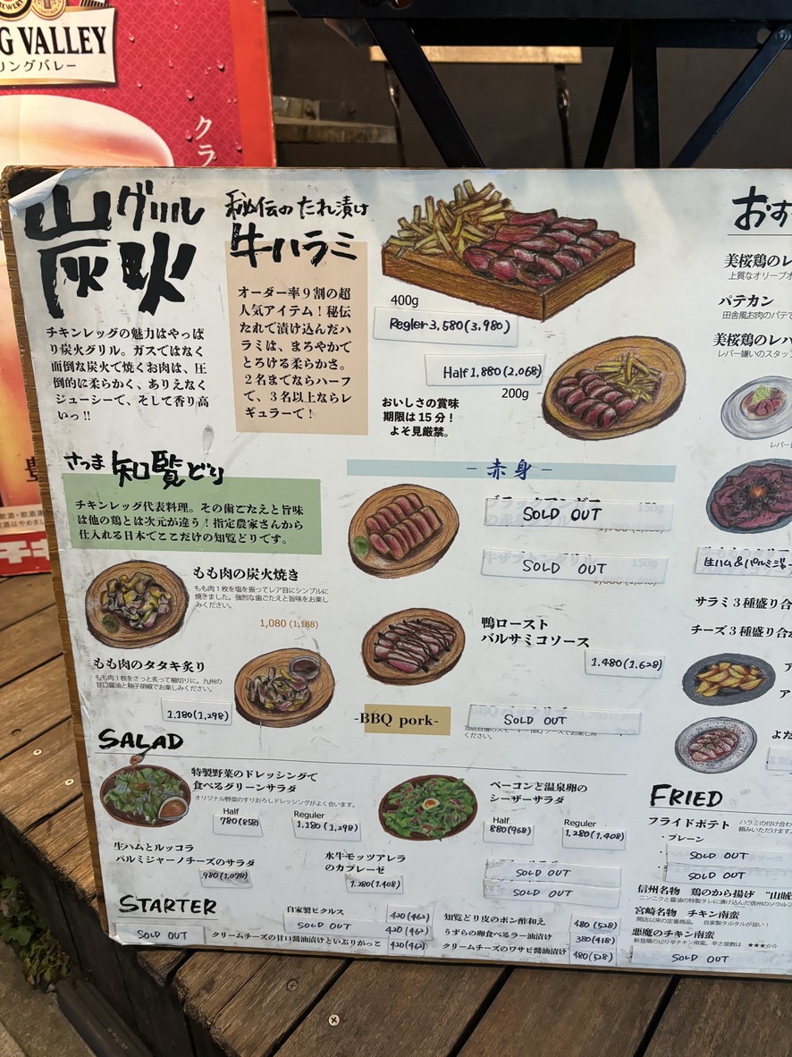 Muslo de pollo Asagaya menu 1