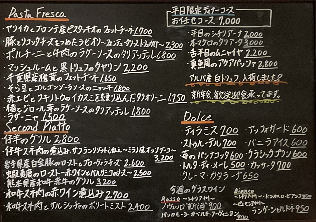 Fragranza menu 2