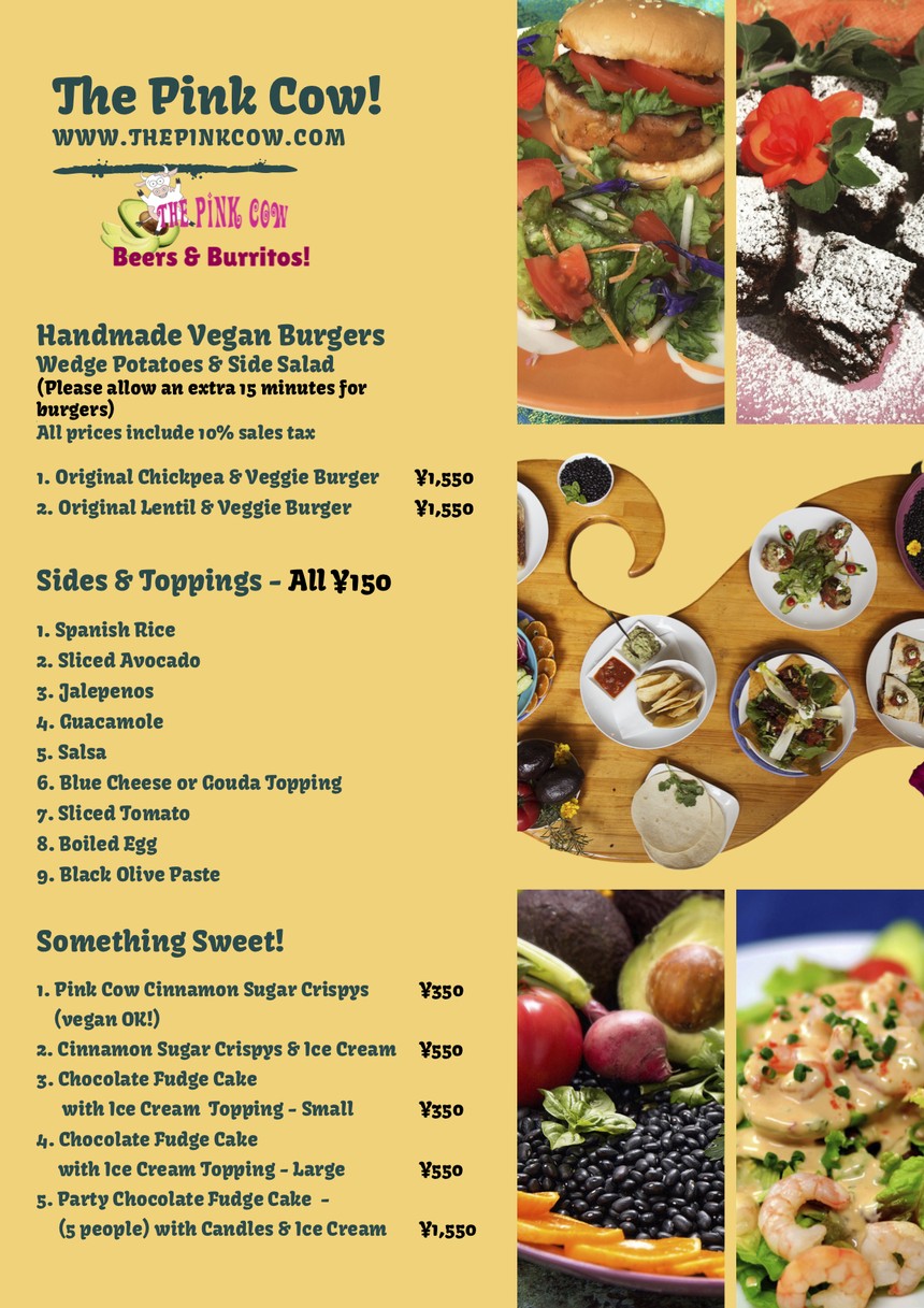 The Pink Cow Akasaka menu 4
