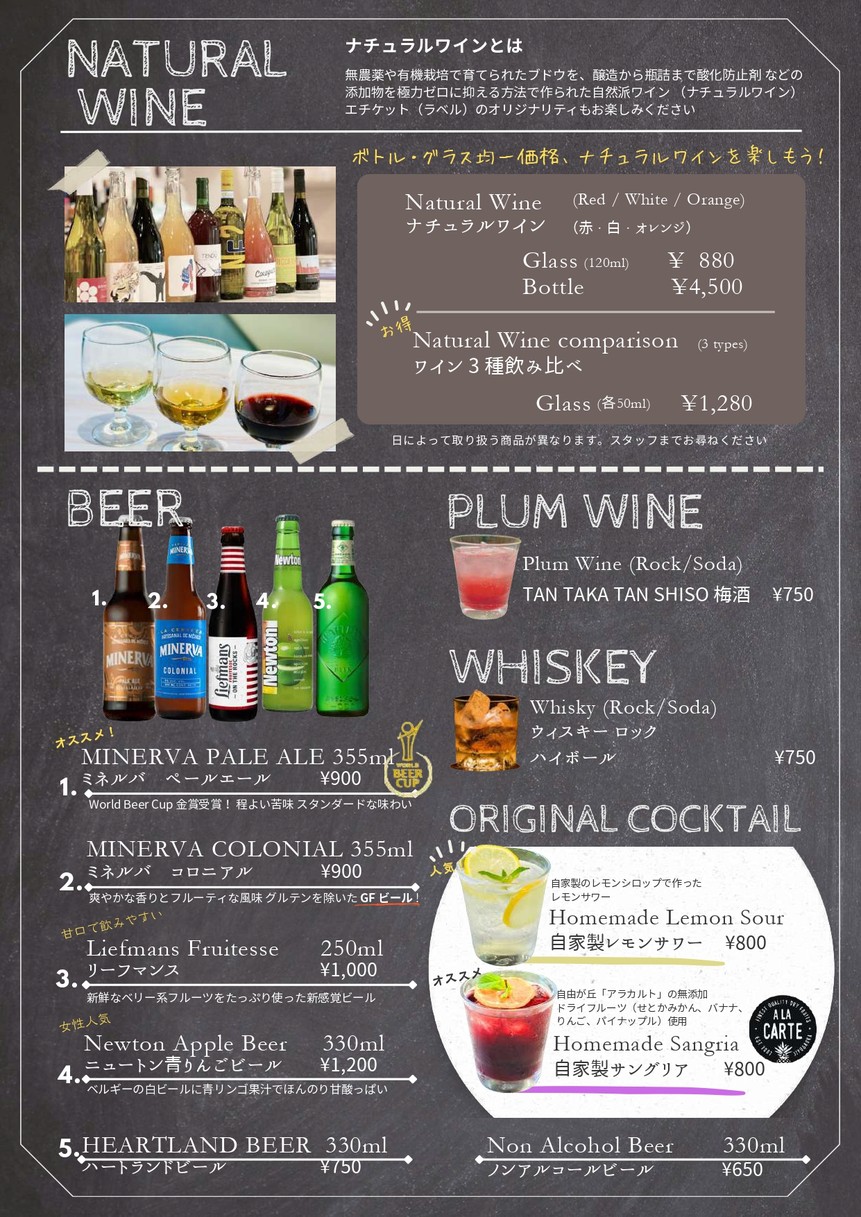 T's Restaurant menu 8