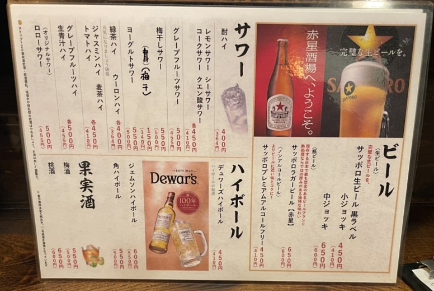 Yakitori y Platos Exquisitos Roro Gakugei-Daigaku menu 2