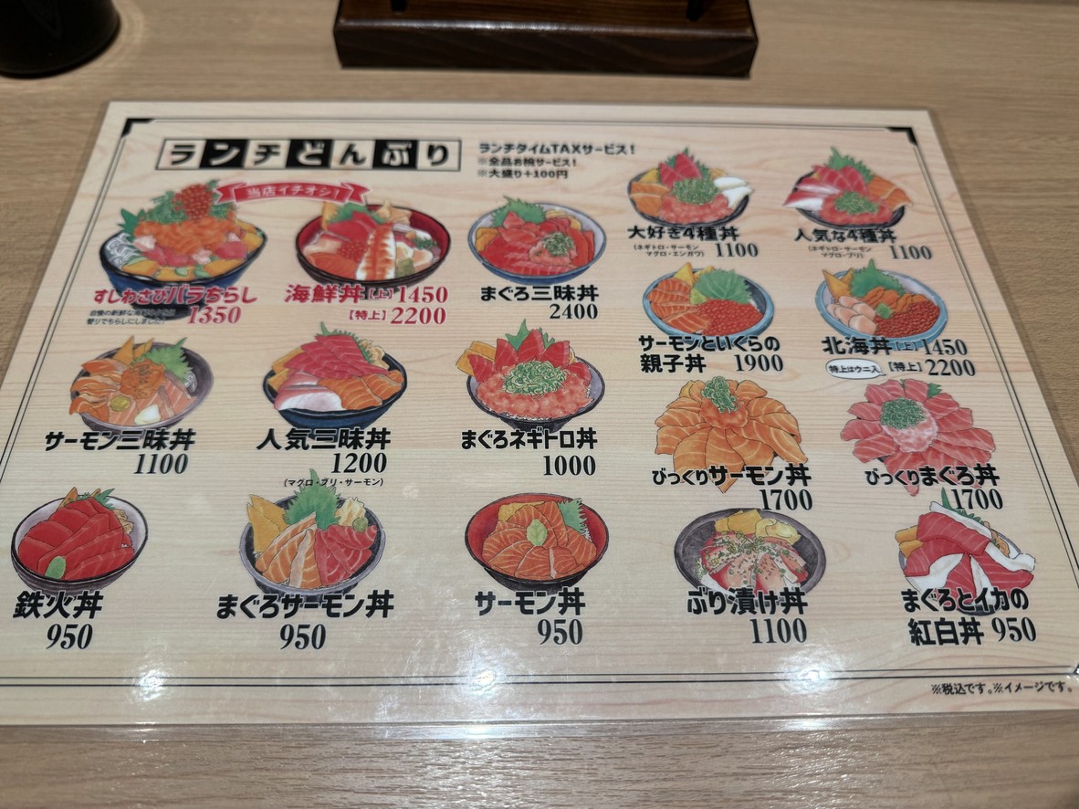 Shibaura Sushi Wasabi Annex menu 1