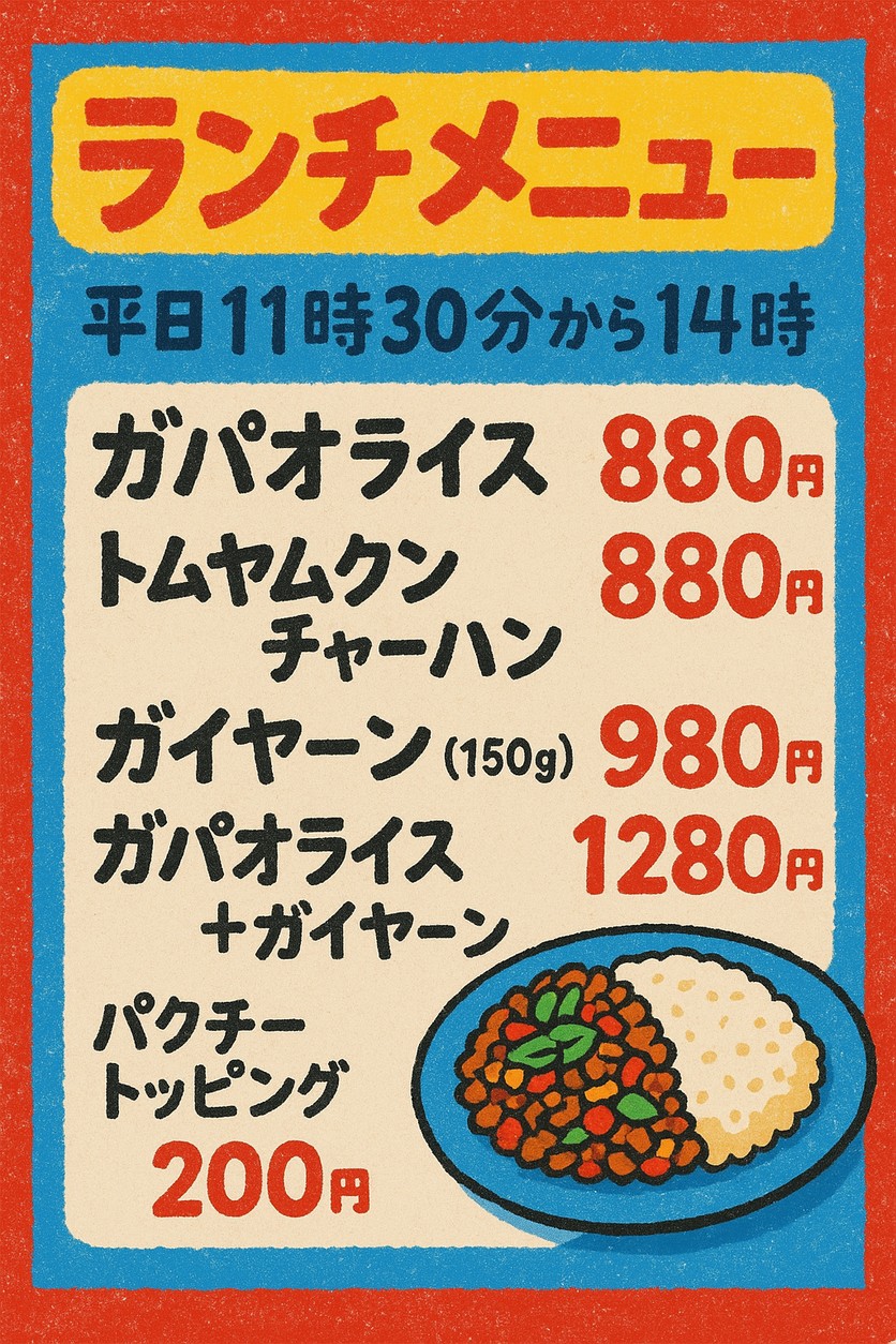 Shirokane Juu <5+5> menu 3