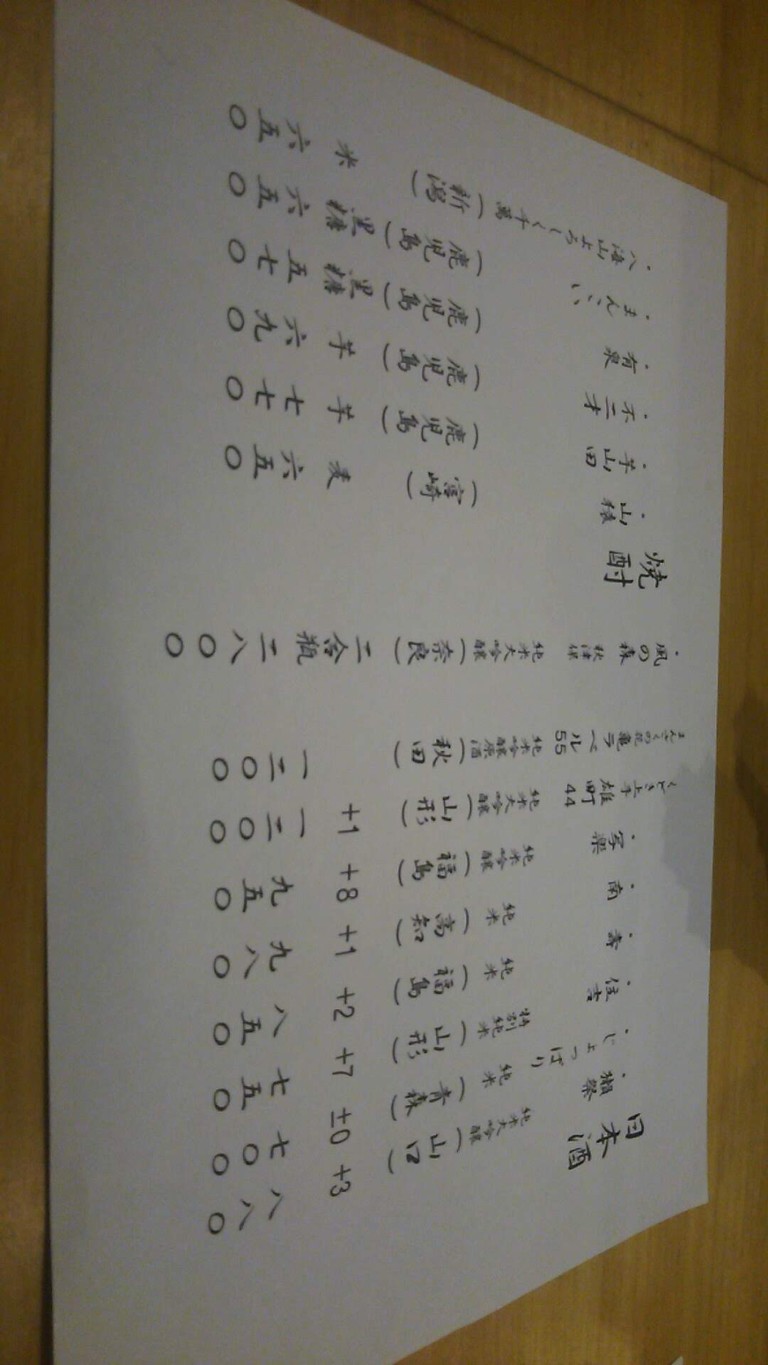 Yakitori Kado Kei menu 3