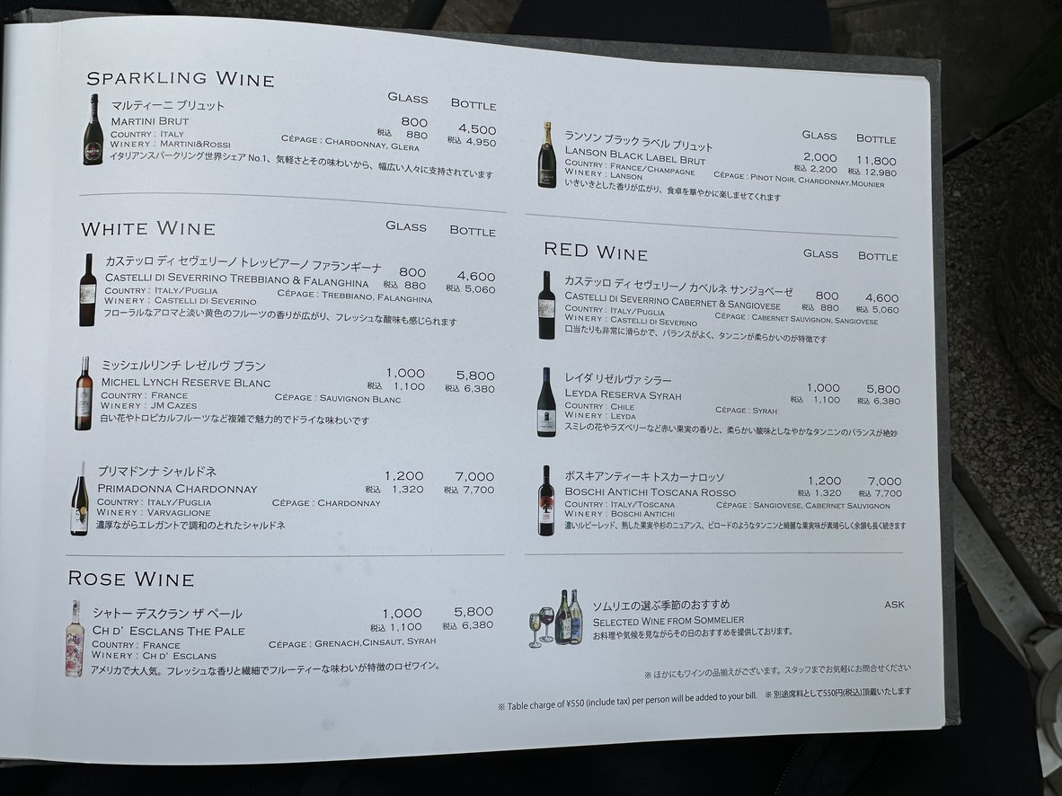 Mohri Salvatore Cuomo menu 5