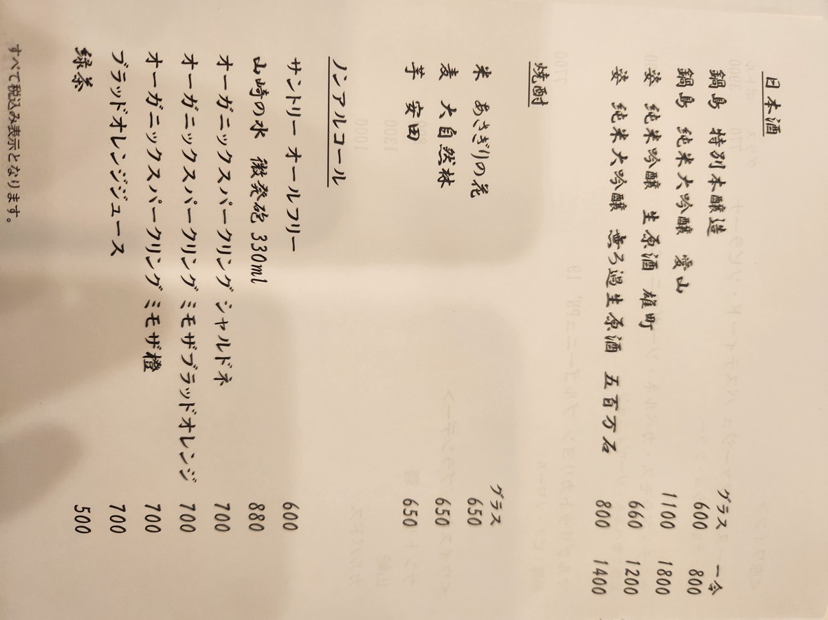 Kobu - Kanazawa Sushi menu 5