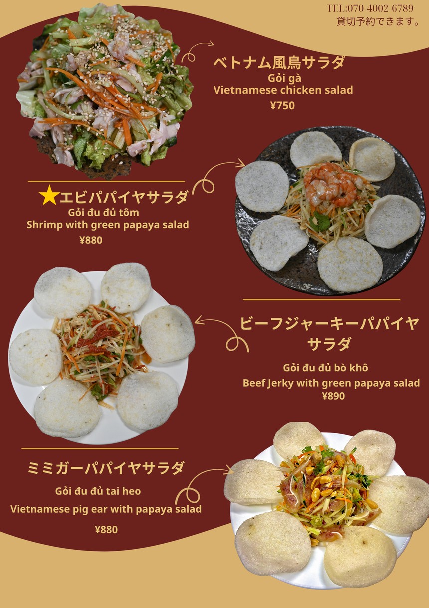 Bếp việt menu 3