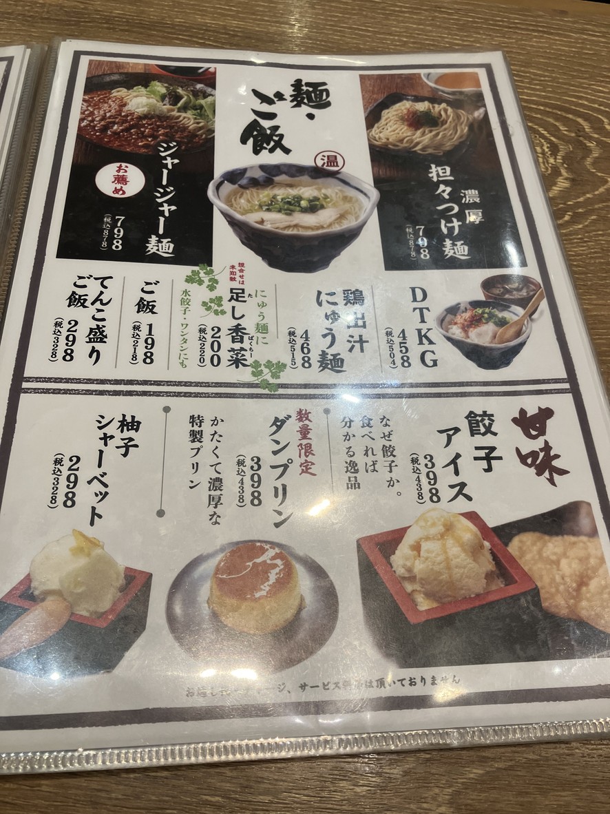 Dandadan menu 6