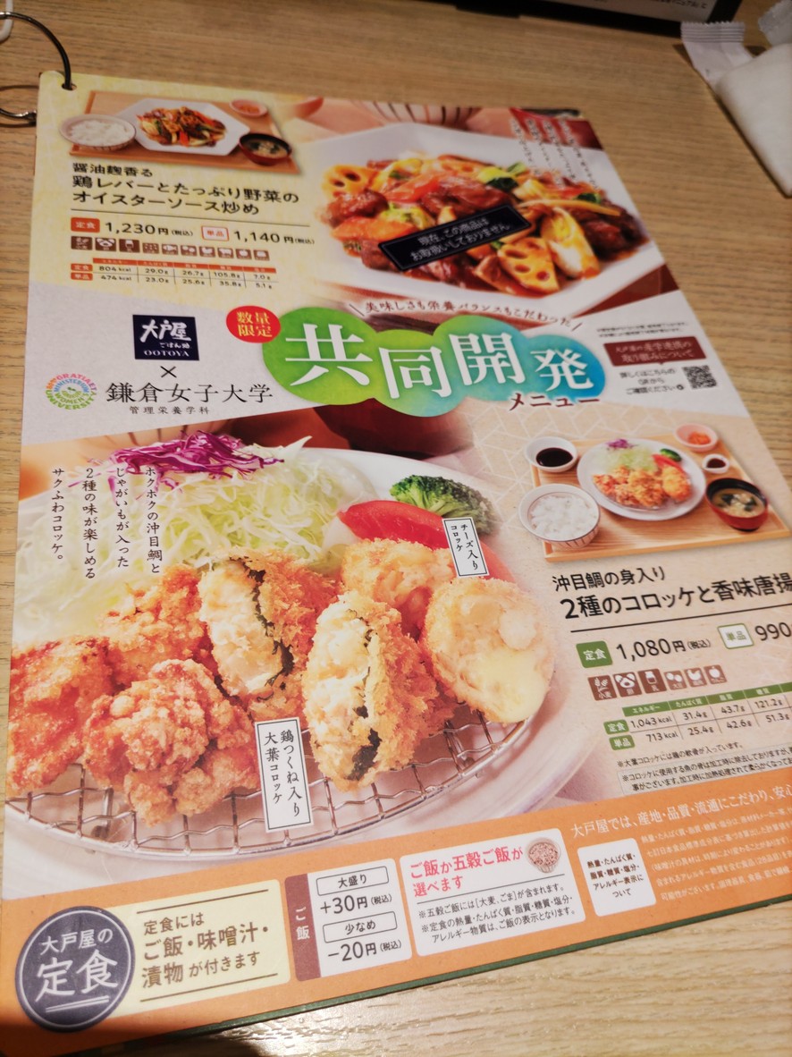Ootoya menu 2