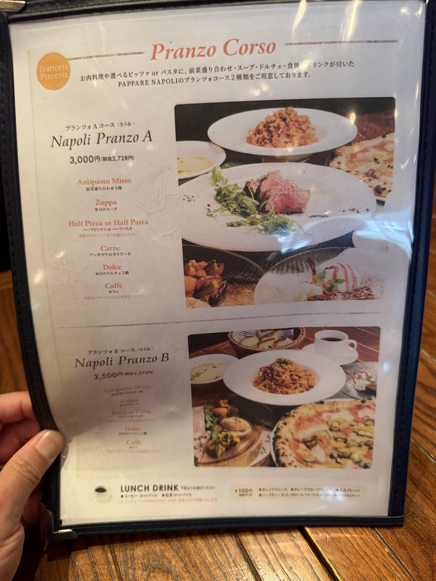 PAPPARE NAPOLI menu 4