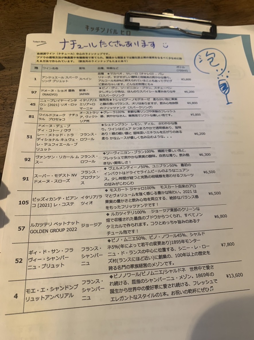 Kitchen Bar Hiro menu 4