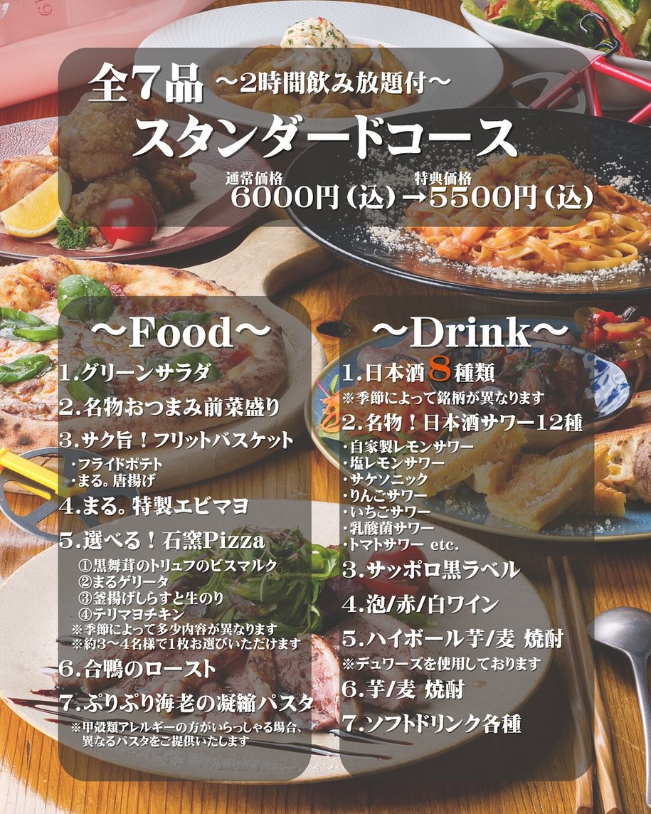 Pizza & Trattoria de Sake Japonés Mar menu 2